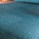 Danish teak lounge chair with blue-green cushions, 1960s