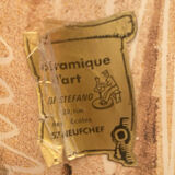 Ceramic sun lamp by Di Stefano, 1970s.