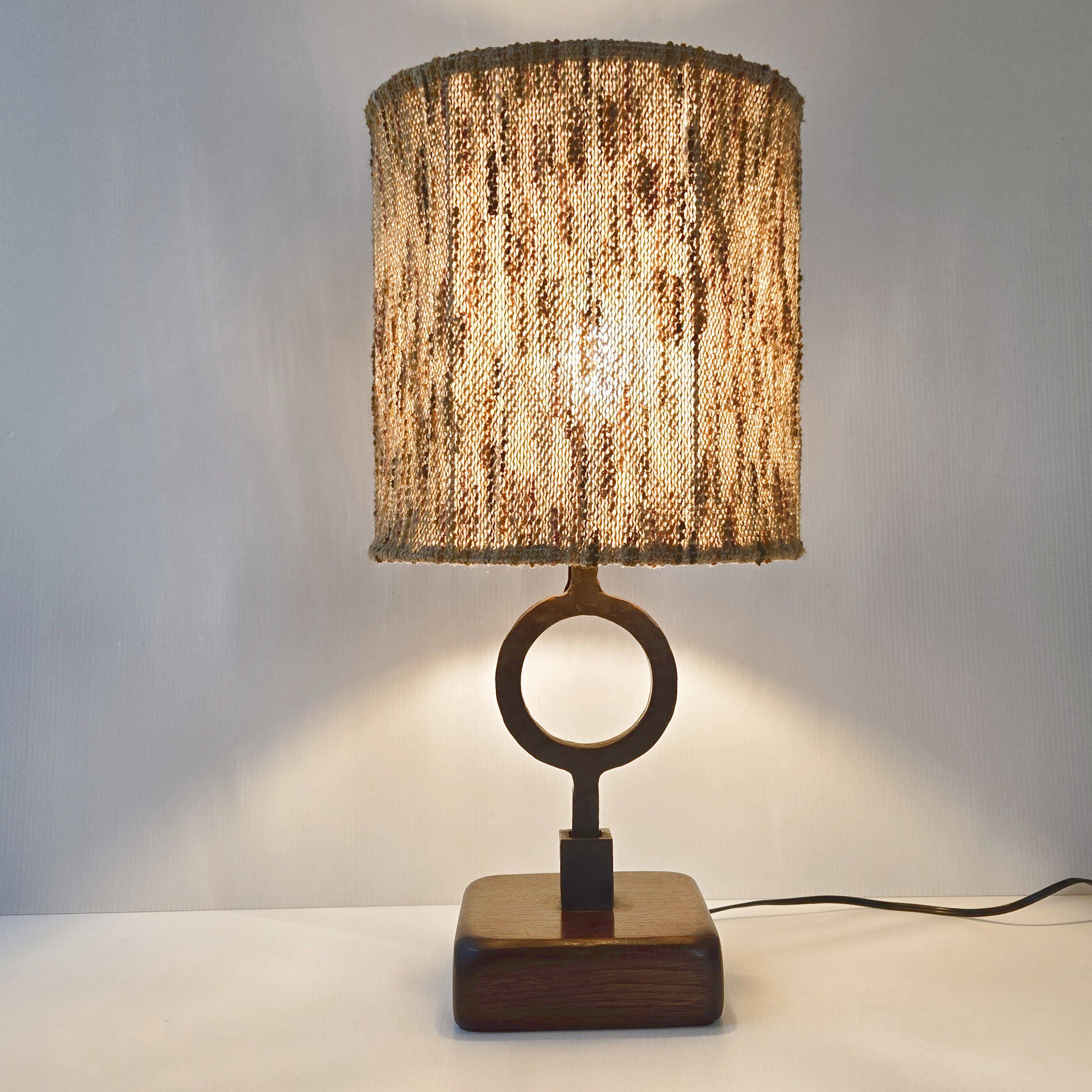 Vintage Brutalist Lamp 1970