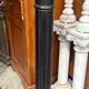 Sellette, colonne en bois noir