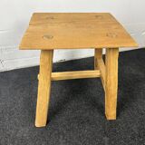 Square wooden stool