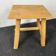 Square wooden stool