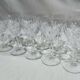 Val Saint Lambert - 10 Nestor Hamlet White Wine Glasses