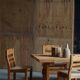 Set of 6 brutalist pine chairs, Hans Frydendal, Danish modernism, 1970s.