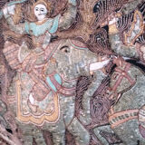 Wall tapestry, Asian embroidery