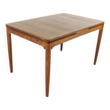 Extendable rectangular dining table in rosewood 'Emmedingen'