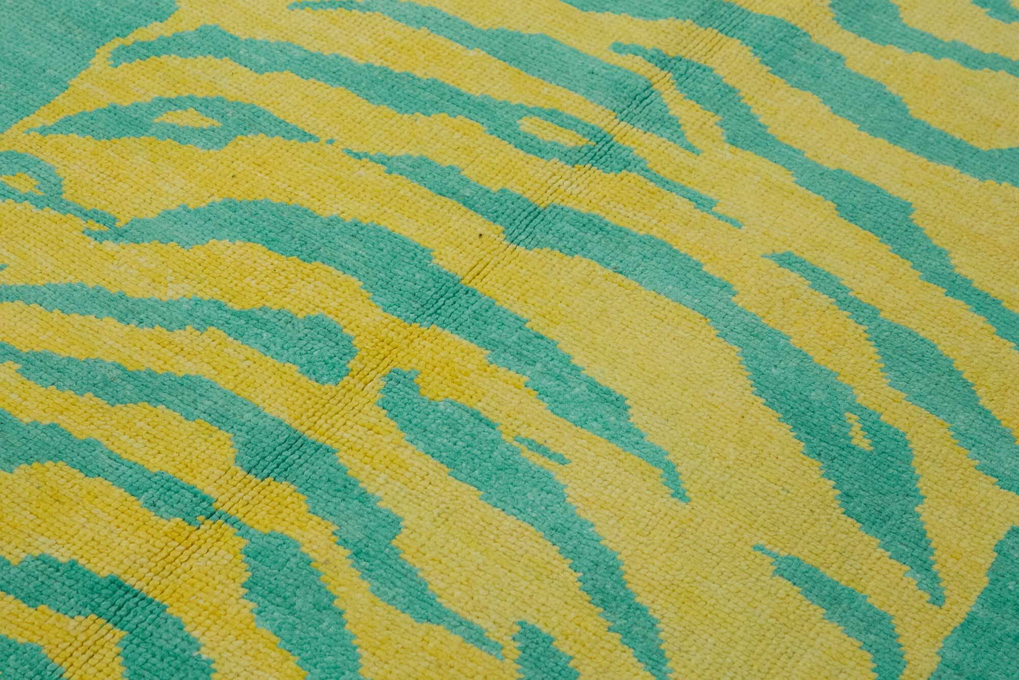 Turkish Handknotted Wool Tiger Rug  188 cm x 257 cm
