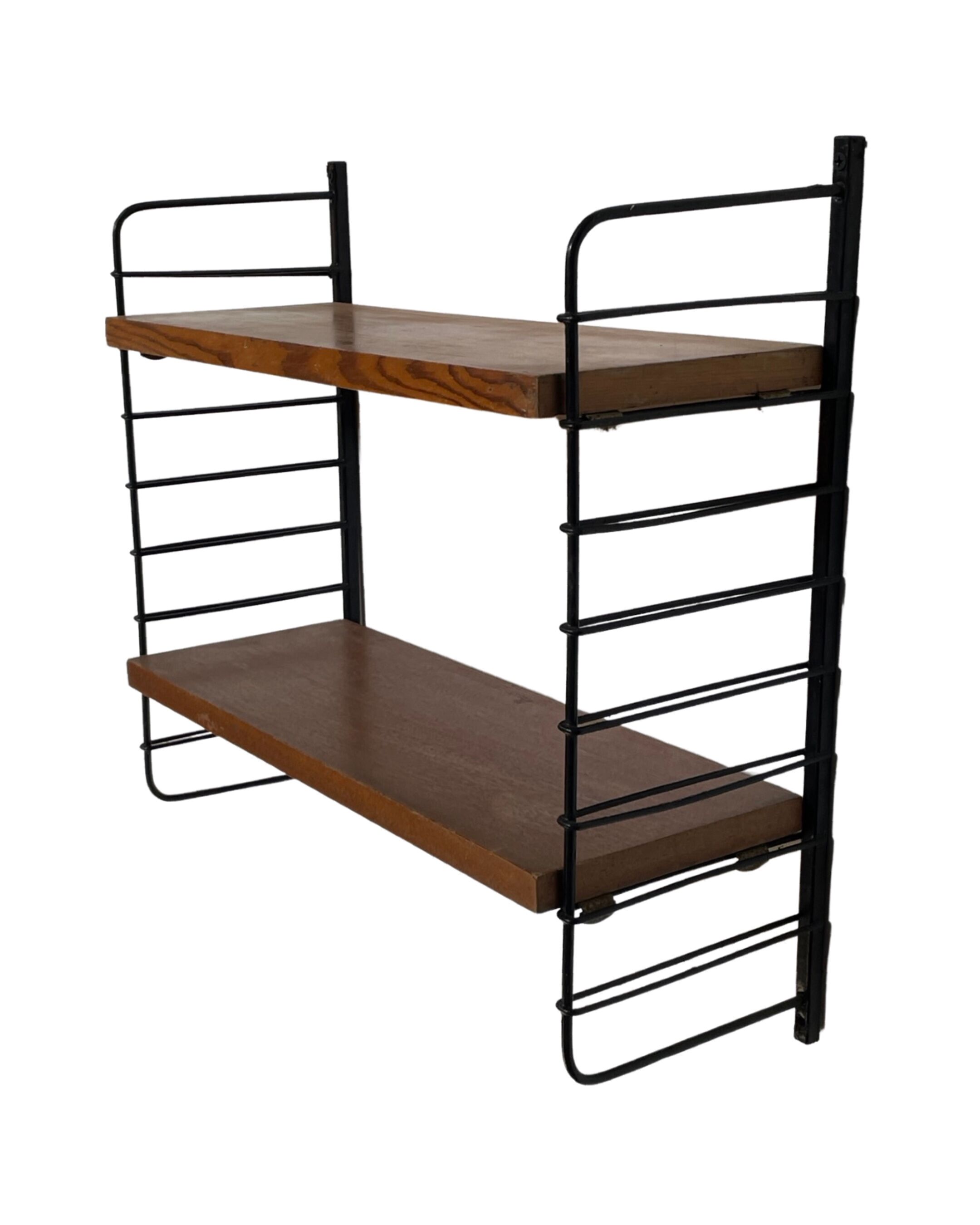 Vintage wood wall shelf wall rack