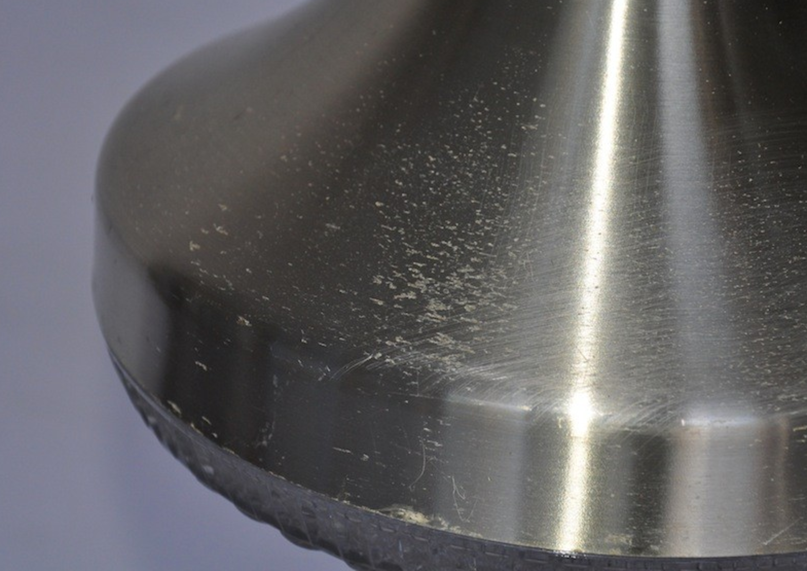 Vintage in glass and metal suspension