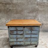 Industrial chest of drawers steel TV sideboard
