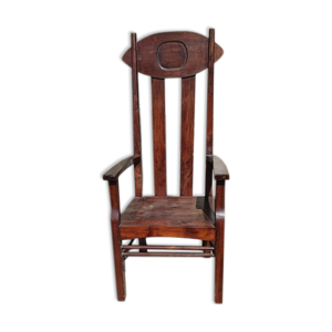 Fauteuil en teck massif