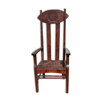 Massive teak chair