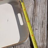 large rectangular tray with handles