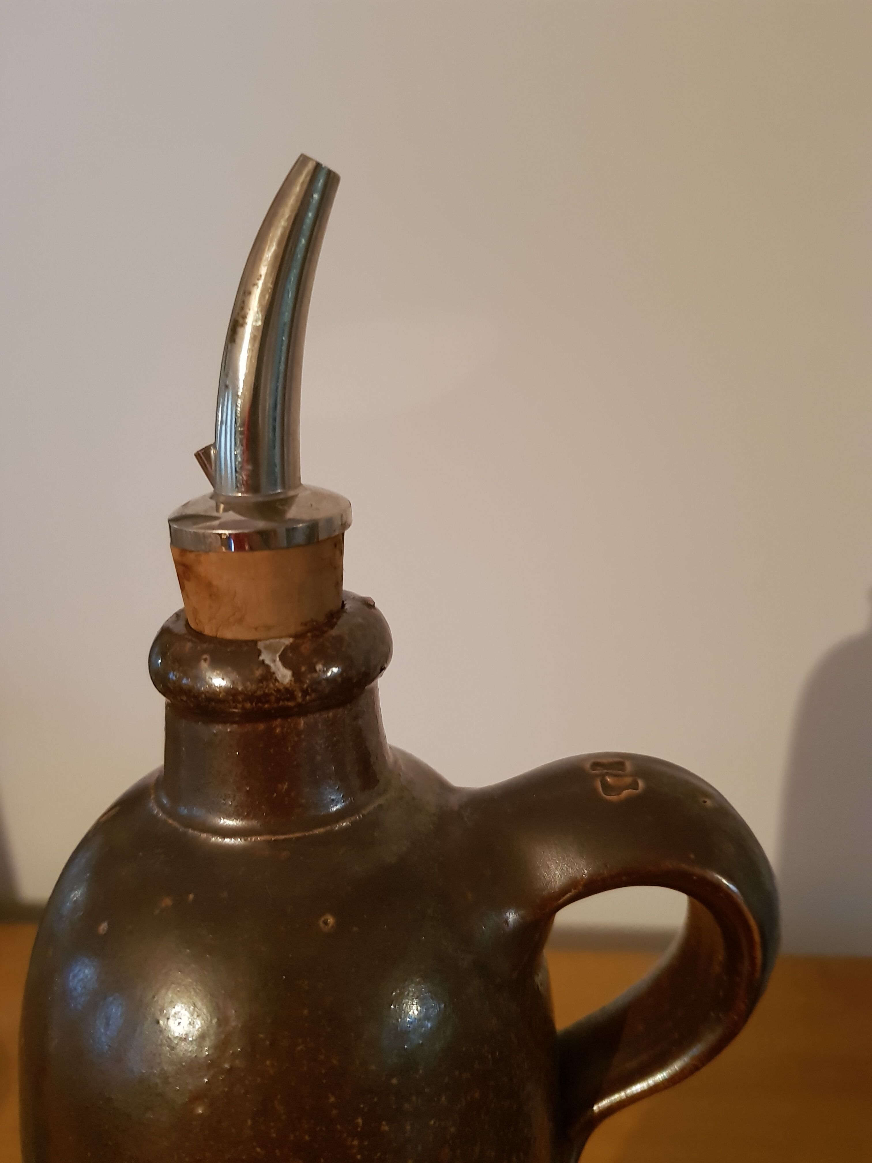 Vintage stoneware bottle