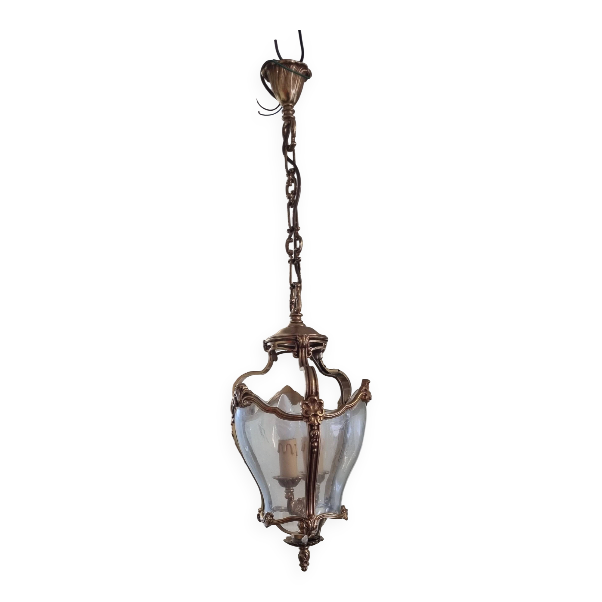 Lustre bronze Louis XV