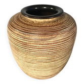 German ceramic art vase from Höhr Grenzhausen, 1950s