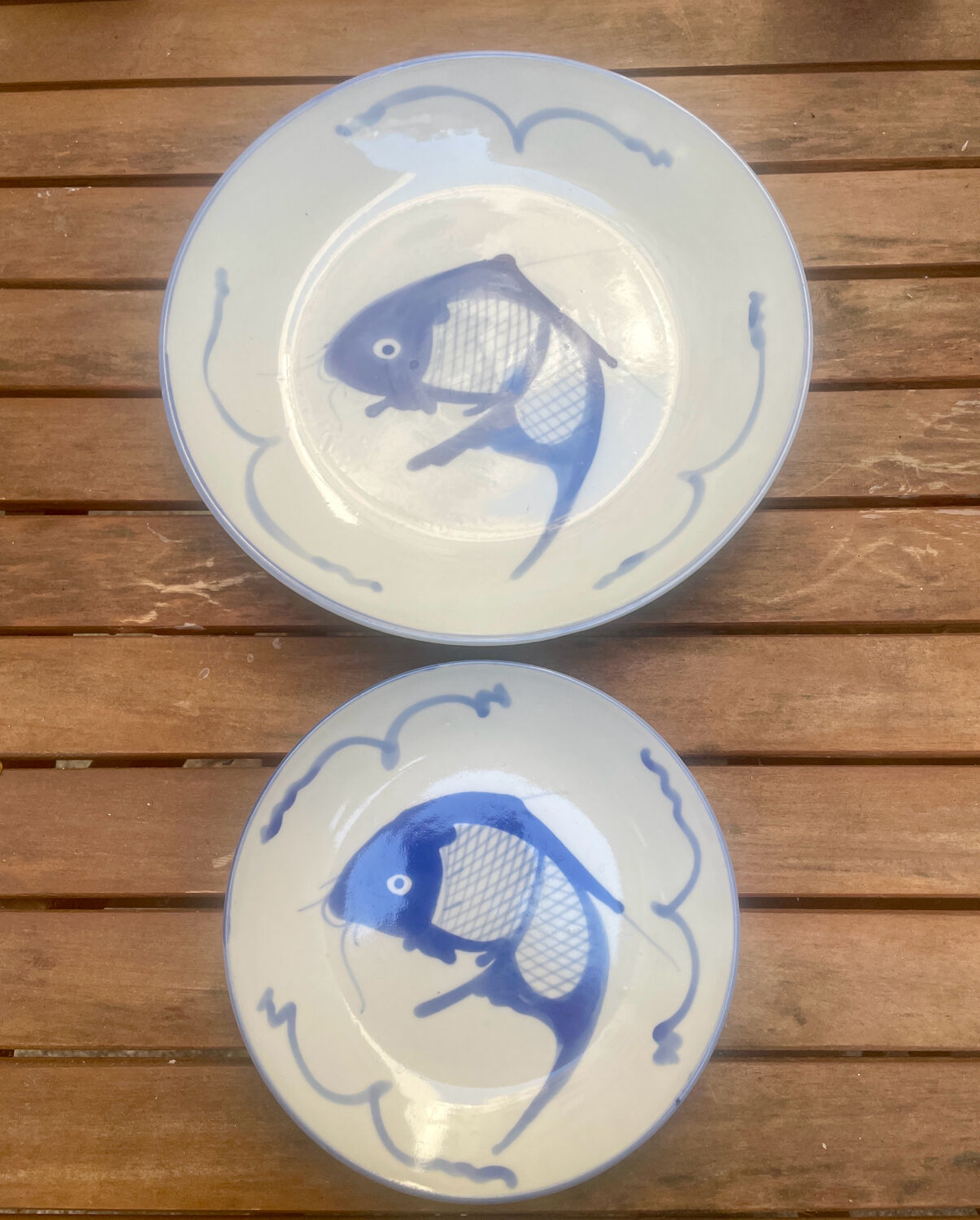 Complete set with Carpe Koi Blue design.