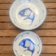 Complete set with Carpe Koi Blue design.
