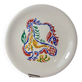 Plate signed Jean Lurçat