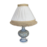 Old Hand-painted ceramic lamp