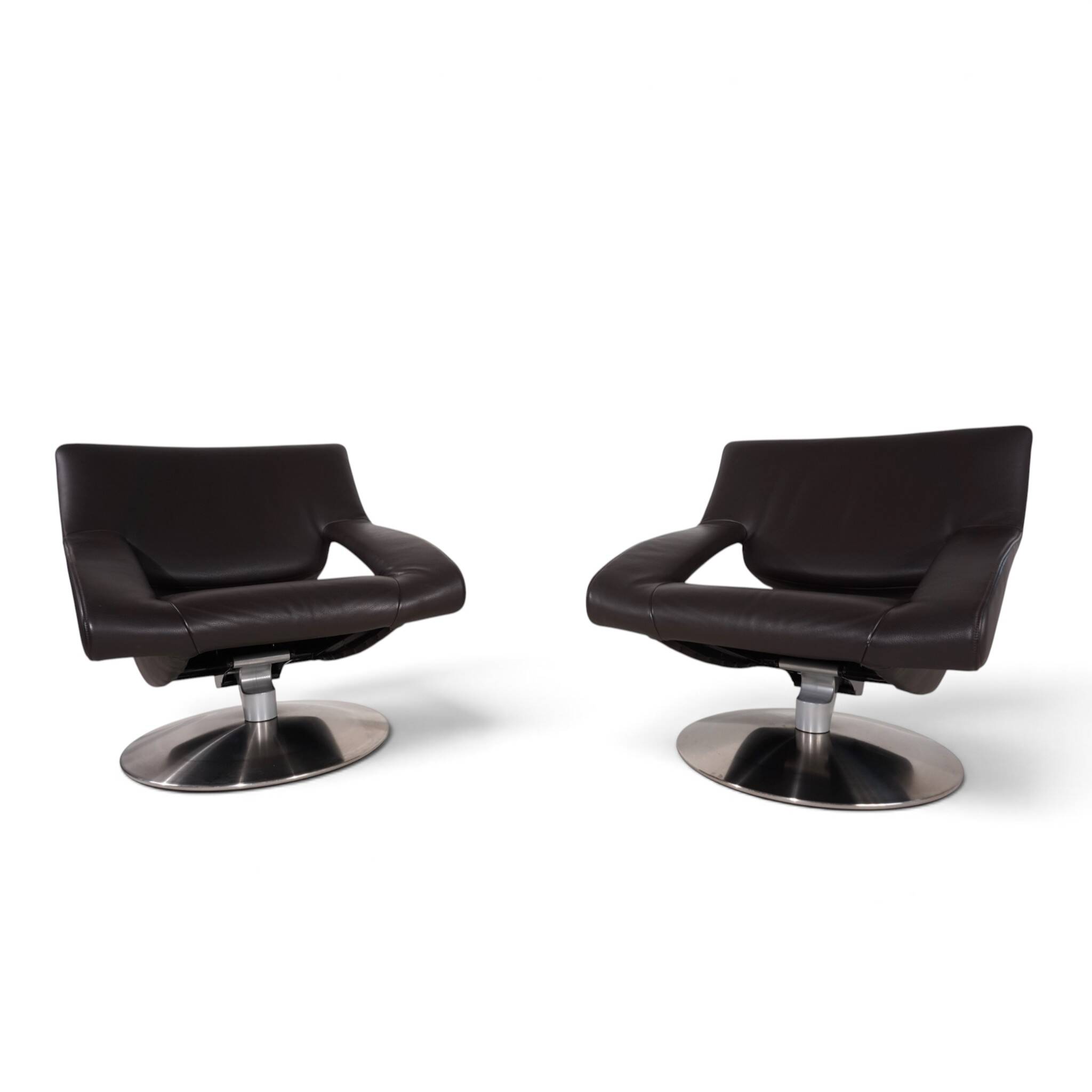 De Sede DS-255 Avantgarde Lounge Chair in Dark Brown Leather, 2000