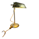 Vintage brass banker lamp / desk lamp / table lamp