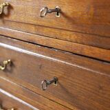 Interwar Walnut Vanity Dresser with Marble Top, 1930s
