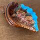 Cendrier barbotine en forme de coquillage Vallauris vintage