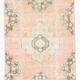3x12 Vintage Blush Pink Classic Persian Runner Rug, 90x358Cm