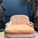 Marquise / Small Sofa From the Napoleon III Period in Painted Wood, Finely Carved - 19th Century