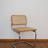 4 chairs cannage and chrome