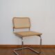 4 chairs cannage and chrome