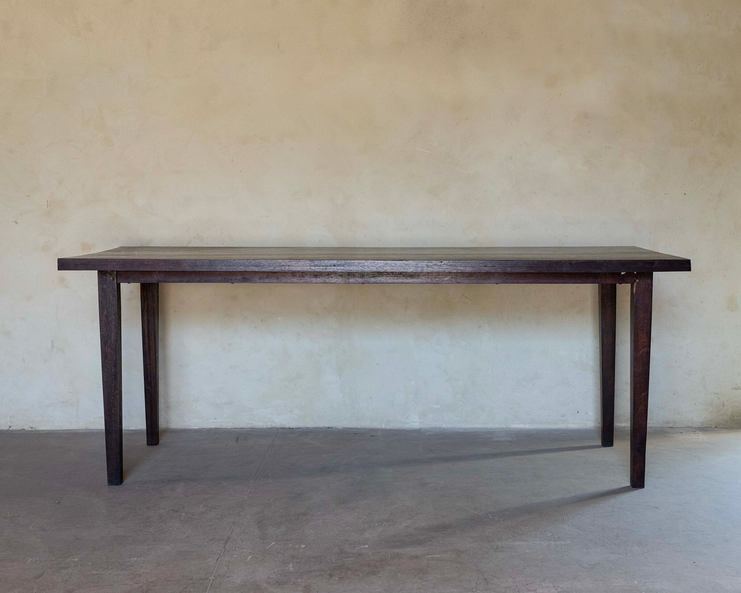 Dining room table in merbau, Indonesia