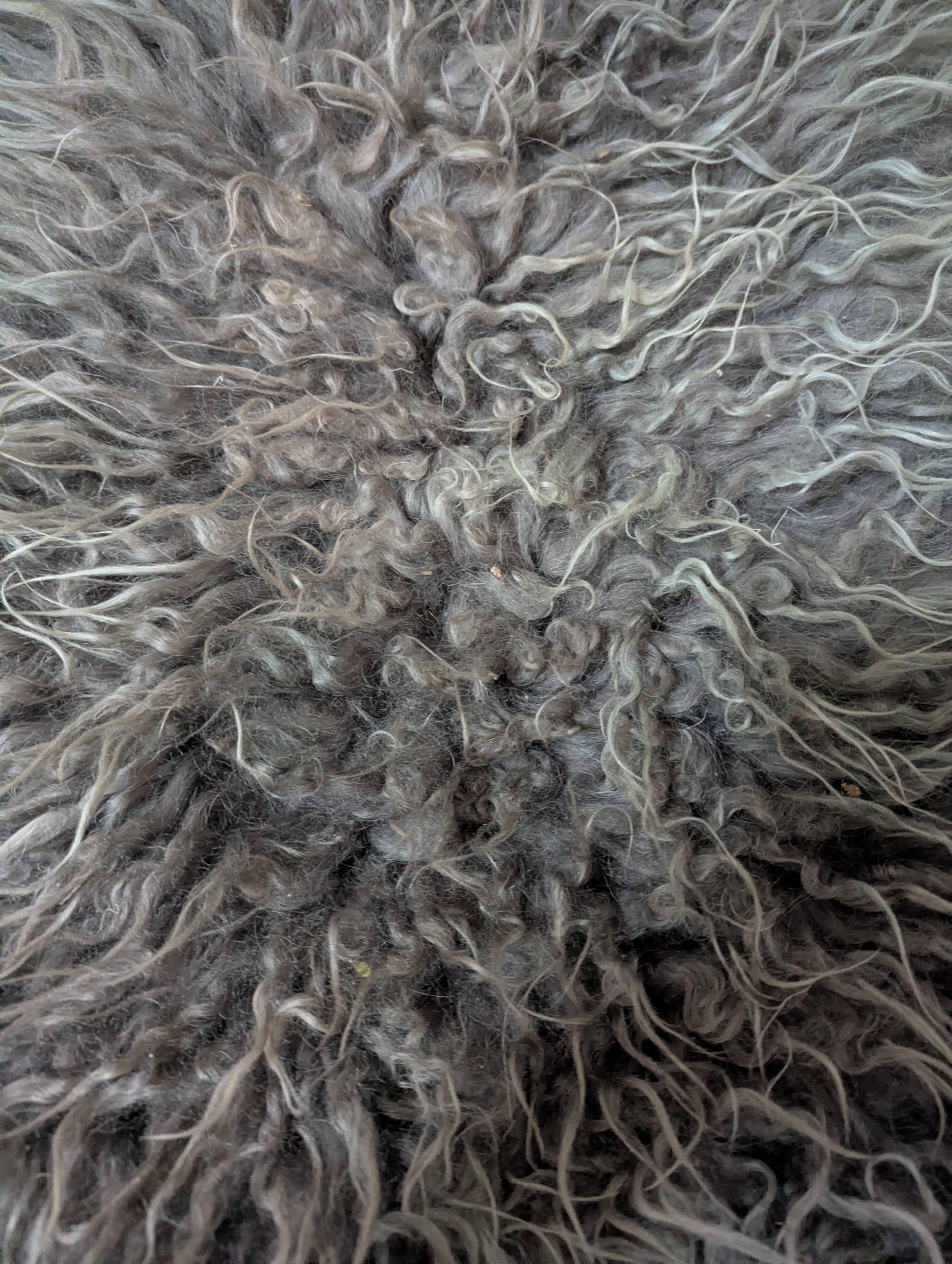 Natural sheepskin fur Dyreskinn