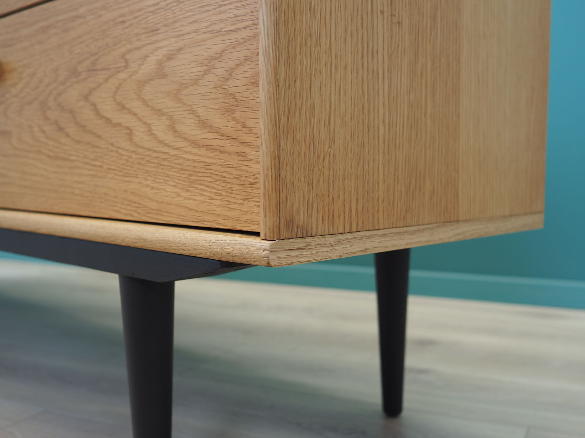 Sideboard in ash, Danish design, 70's, production: Denmark