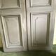 Set of two doors of passage in patinated fir XX century