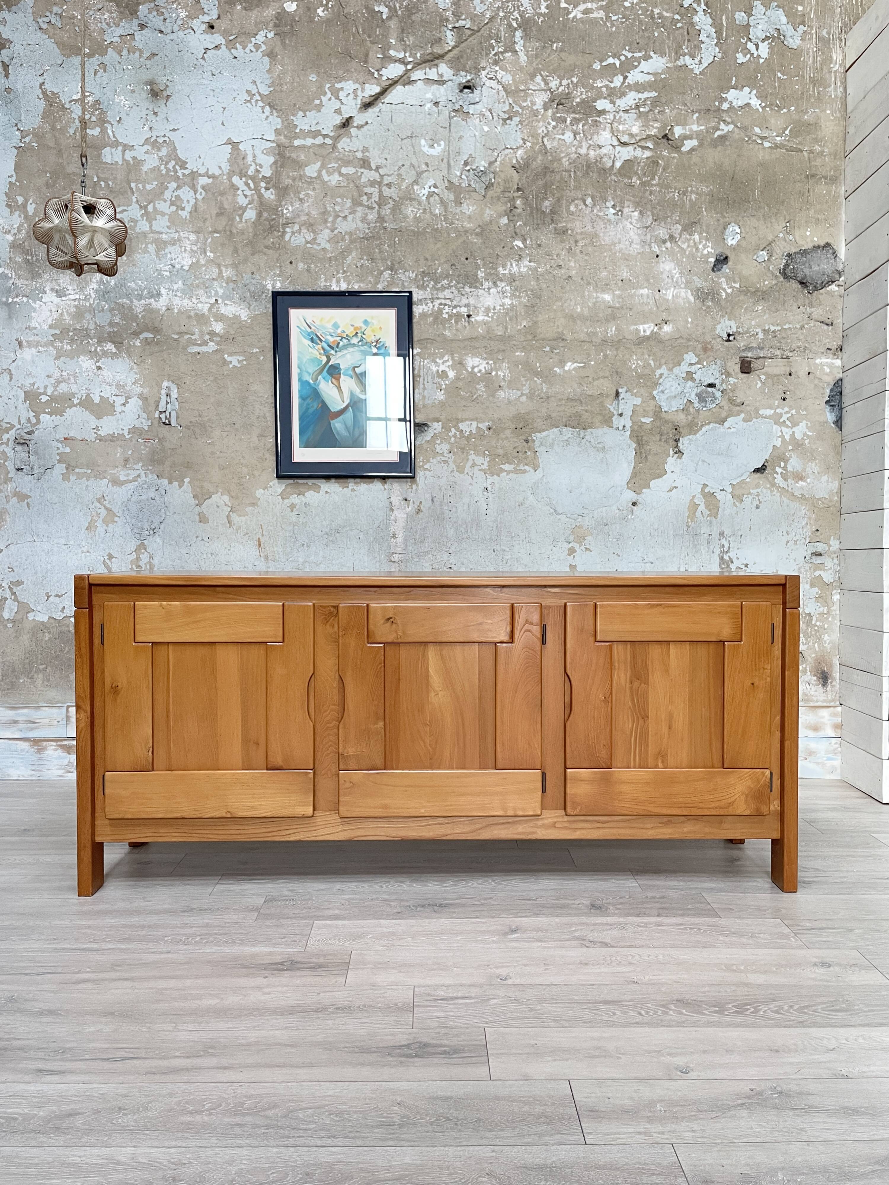 Enfilade en elme massif, REGAIN edition, circa 1980.