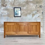 Enfilade en elme massif, REGAIN edition, circa 1980.