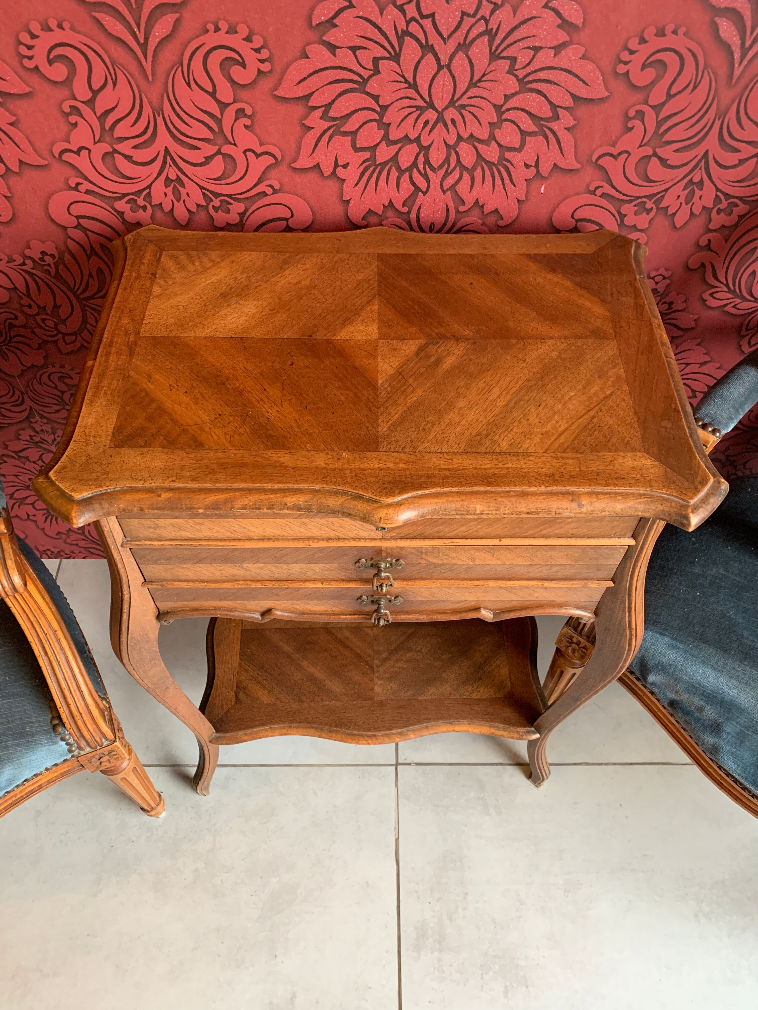 Coiffeuse en marqueterie