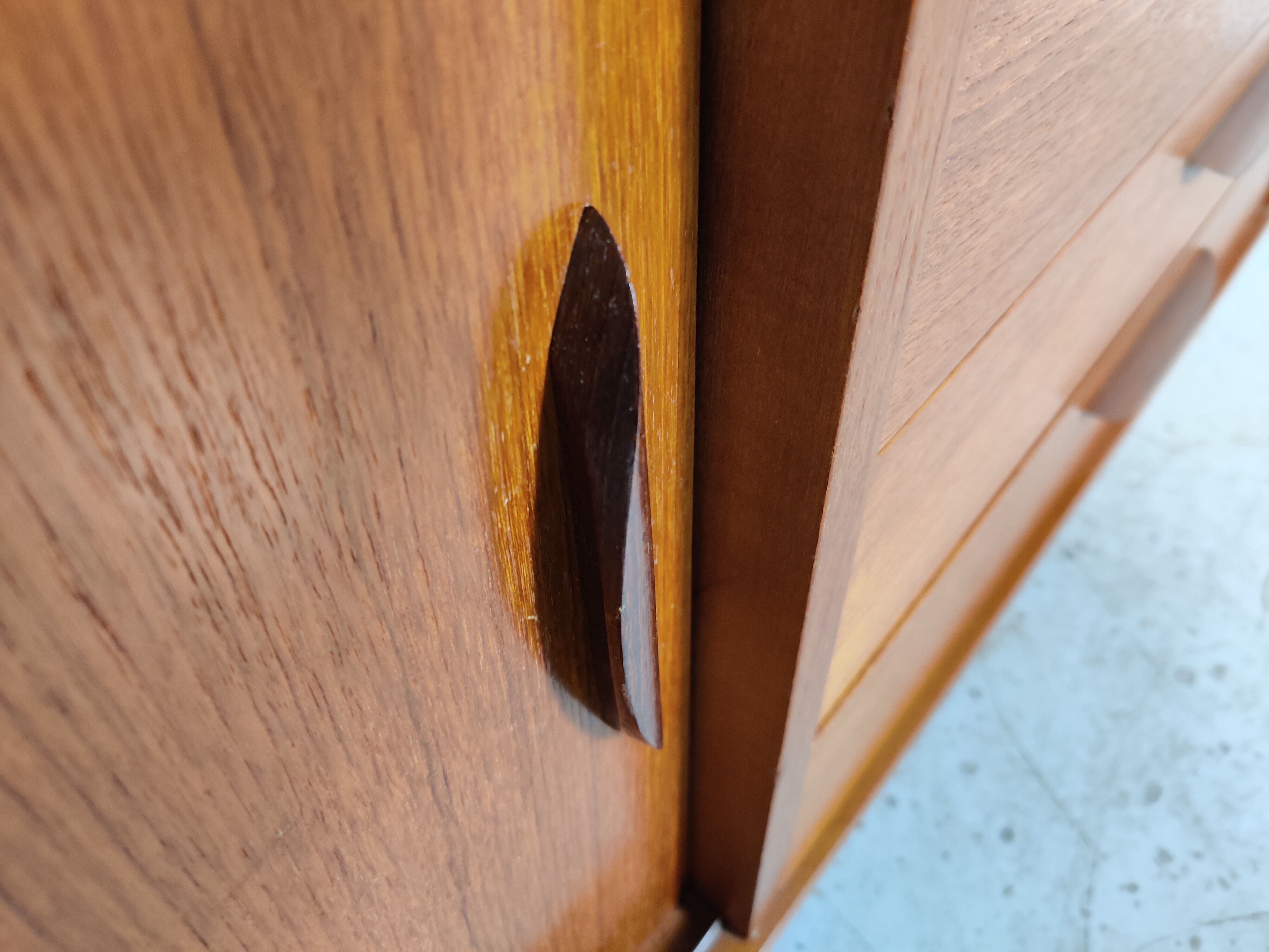 Scandinavian teak row, 60s