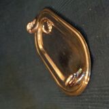 Rectangular dish in stainless steel louis style vintage swan head