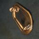 Rectangular dish in stainless steel louis style vintage swan head