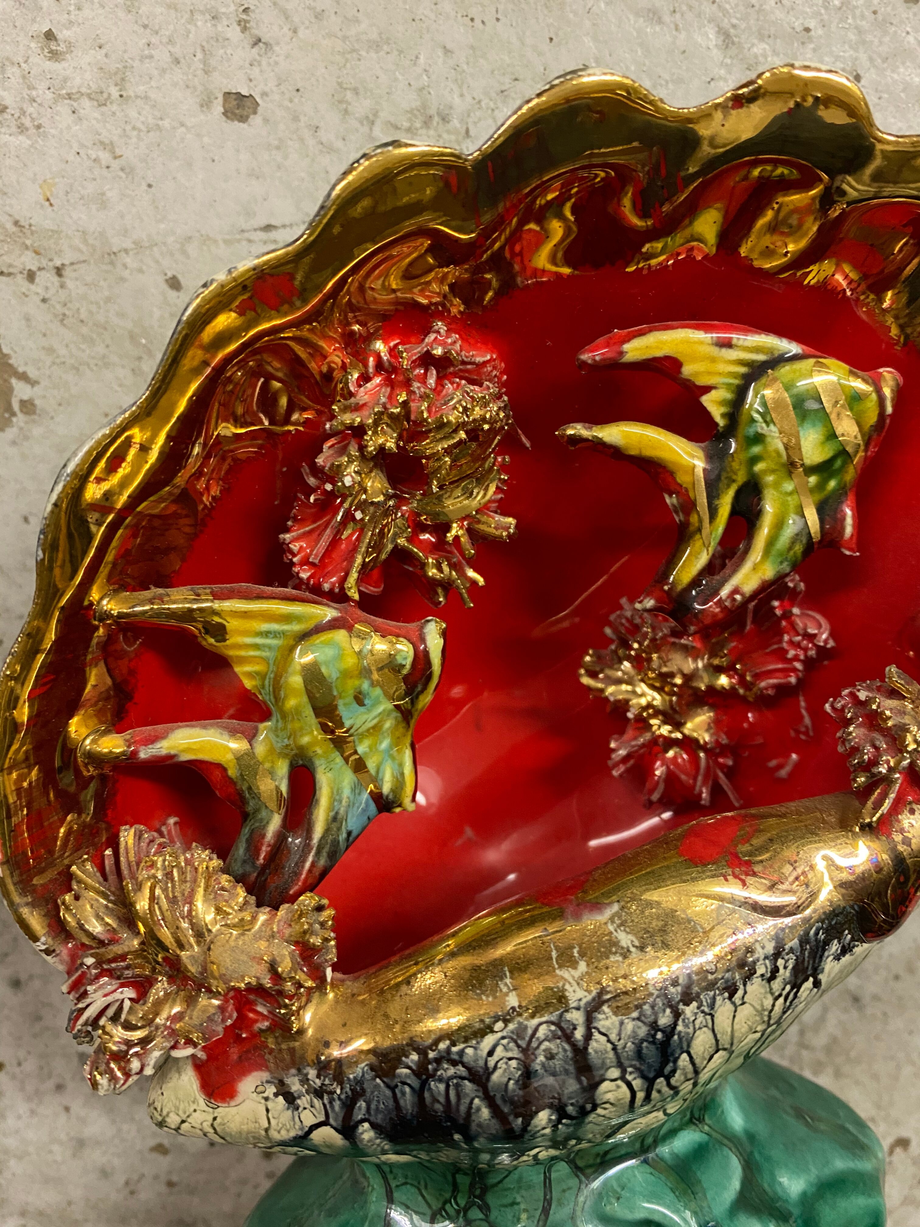 Vallauris ceramic lamp set