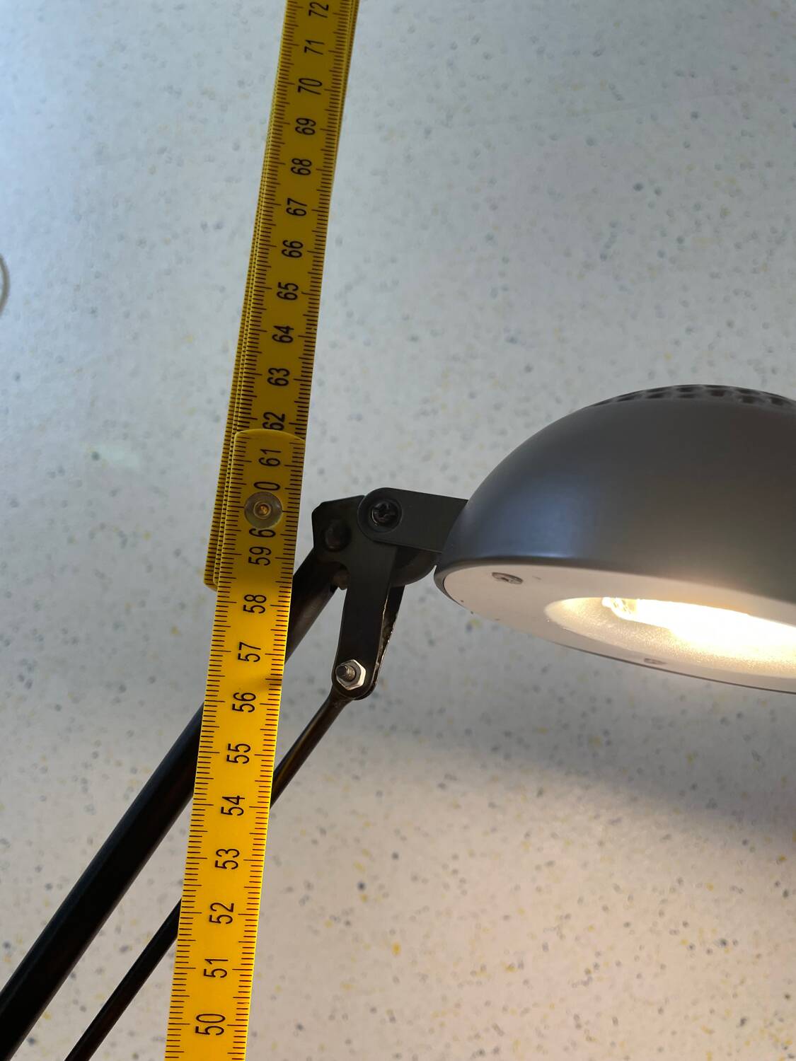 Articulated pendulum lamp 1980