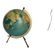 Vintage globe 1969 terrestrial tripod glass Taride world map - 33 cm