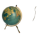 Vintage globe 1969 terrestrial tripod glass Taride world map - 33 cm