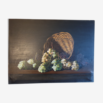 Large still life with grapes