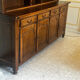 Rustic two-body oak sideboard from the 1960s.