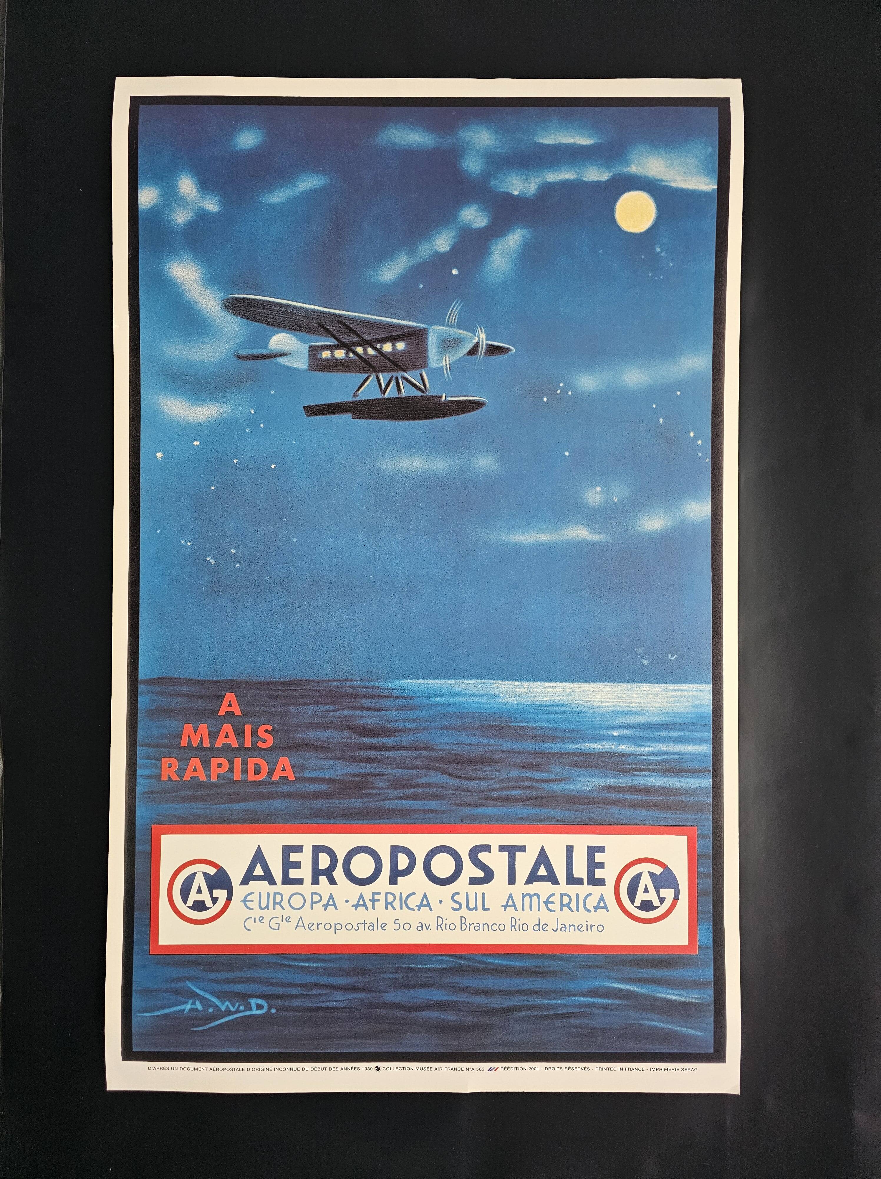 Air france poster - aeropostale