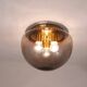 Ceiling light with glass globe in mid-century style by Peill & Putzler, Germany, 1970s.